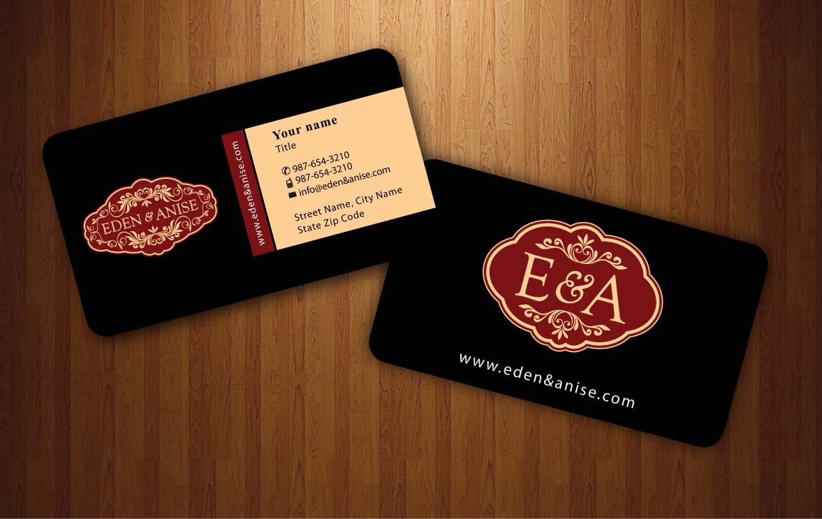 Business Card Design by Sbss for eden & anise pty ltd | Design #1094730