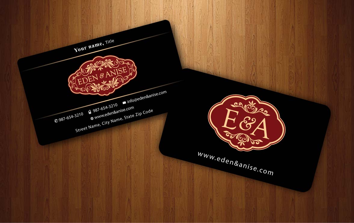 Business Card Design by Sbss for eden & anise pty ltd | Design #1094733