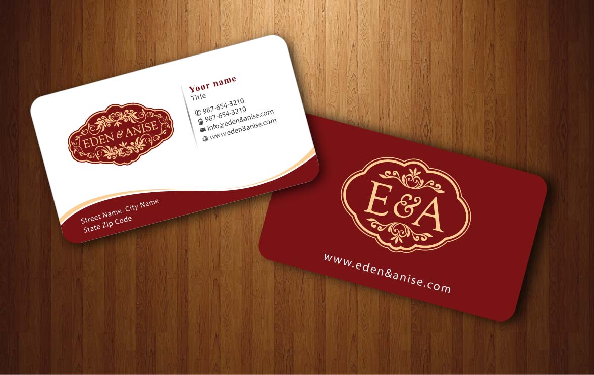 Business Card Design by Sbss for eden & anise pty ltd | Design #1094736