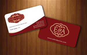 Business Card Design by Sbss for eden & anise pty ltd | Design: #1094738