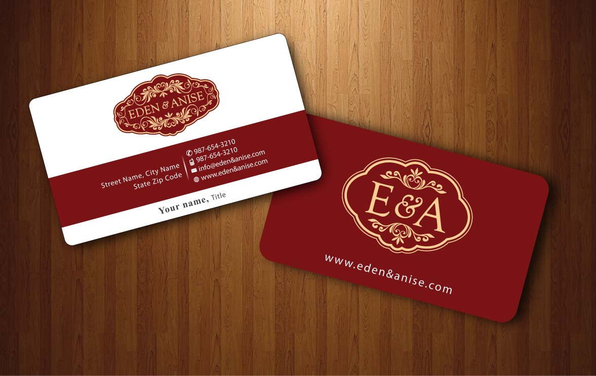 Diseño de Tarjeta de Presentación por Sbss para eden & anise pty ltd | Diseño #1094739
