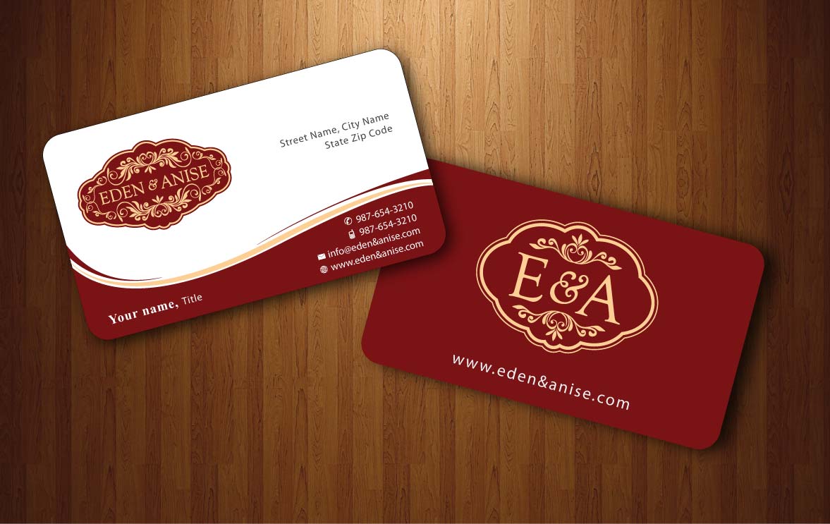 Business Card Design by Sbss for eden & anise pty ltd | Design #1094740