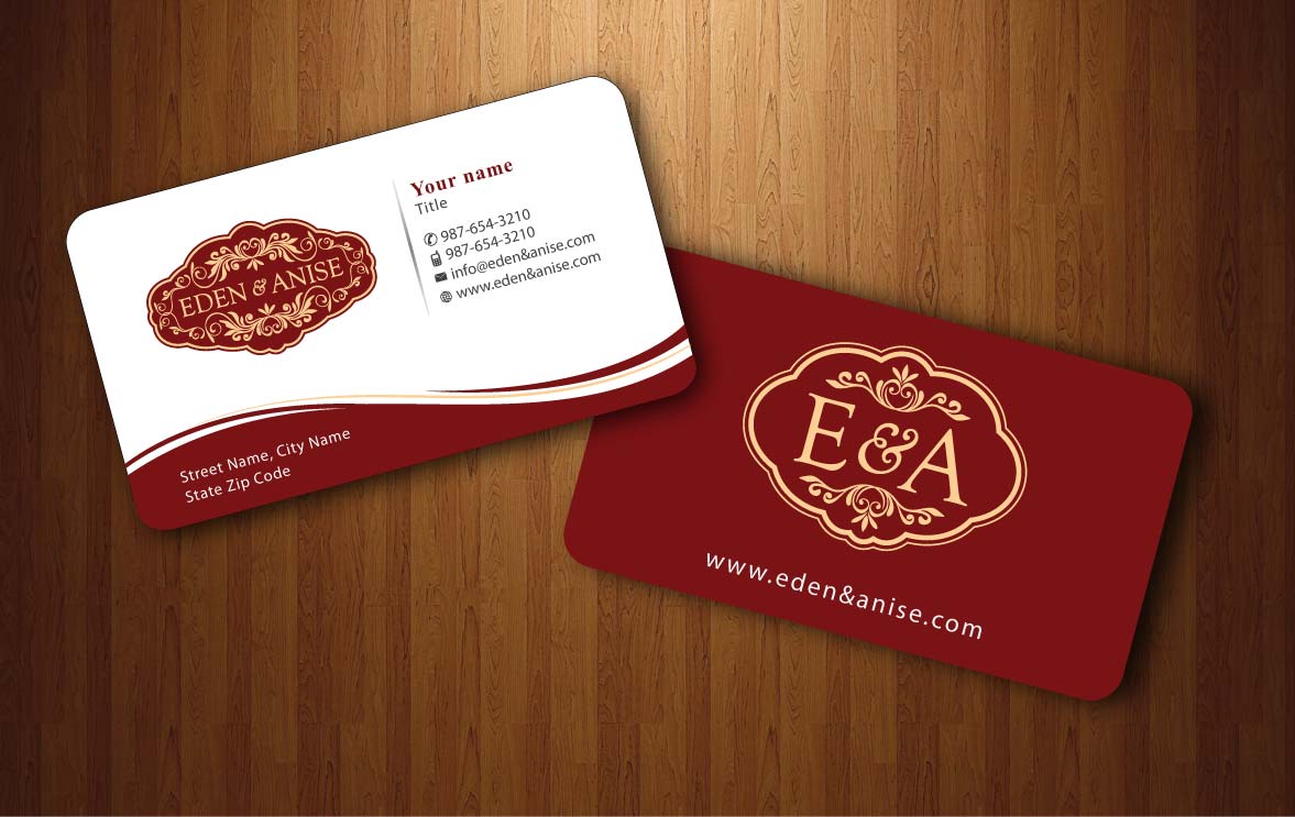Business Card Design by Sbss for eden & anise pty ltd | Design #1094741