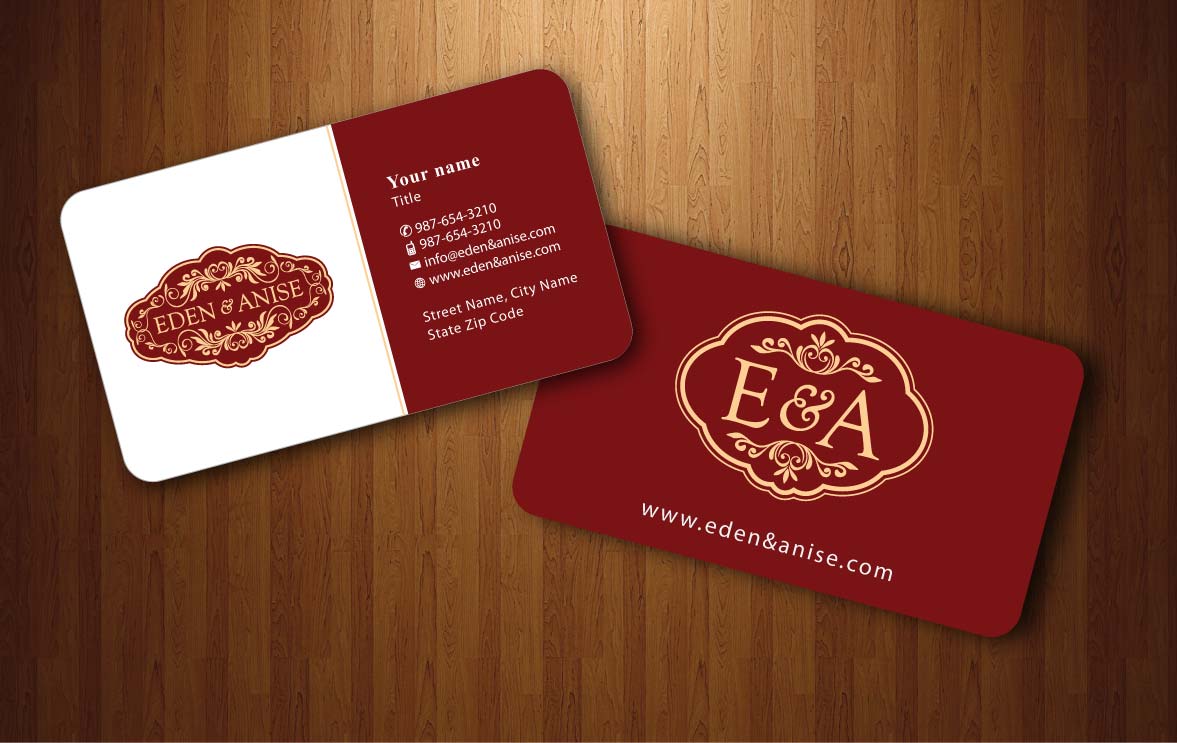 Business Card Design by Sbss for eden & anise pty ltd | Design #1094744