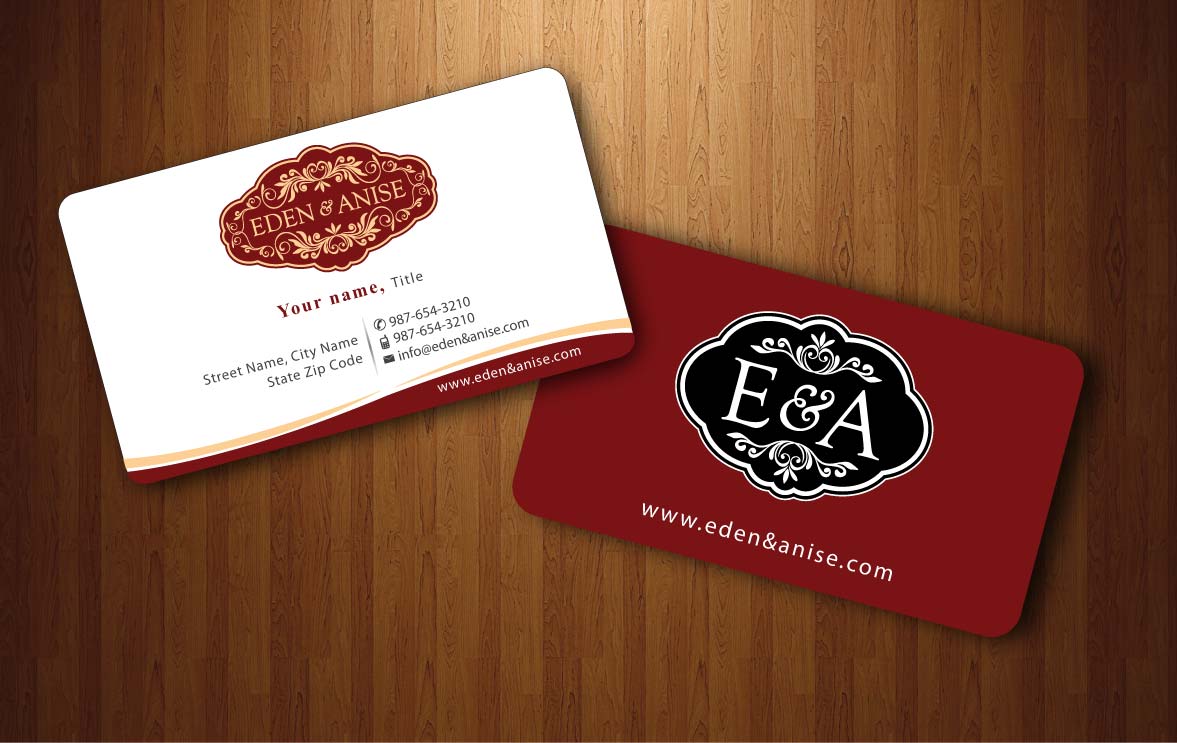 Business Card Design by Sbss for eden & anise pty ltd | Design #1094747