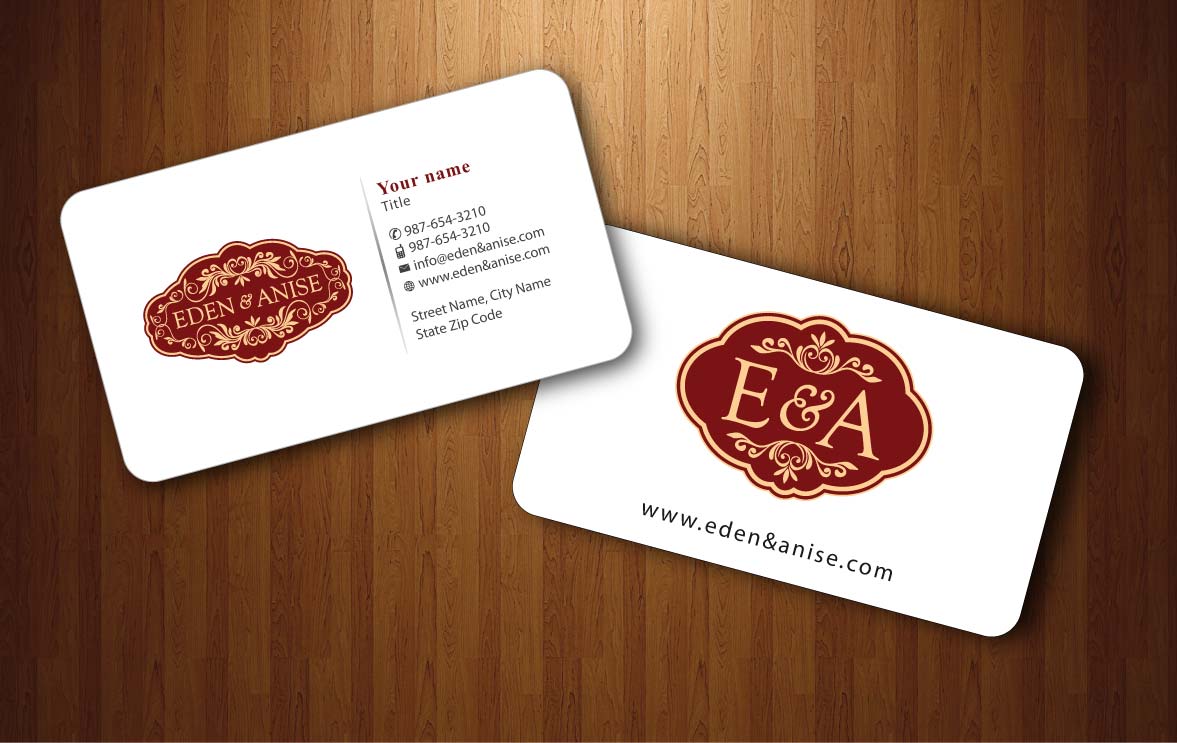 Business Card Design by Sbss for eden & anise pty ltd | Design #1094750
