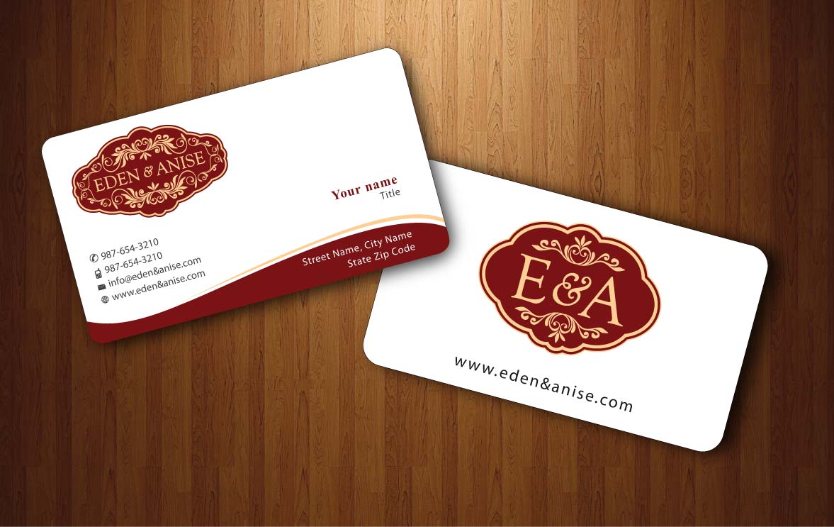 Diseño de Tarjeta de Presentación por Sbss para eden & anise pty ltd | Diseño #1094753