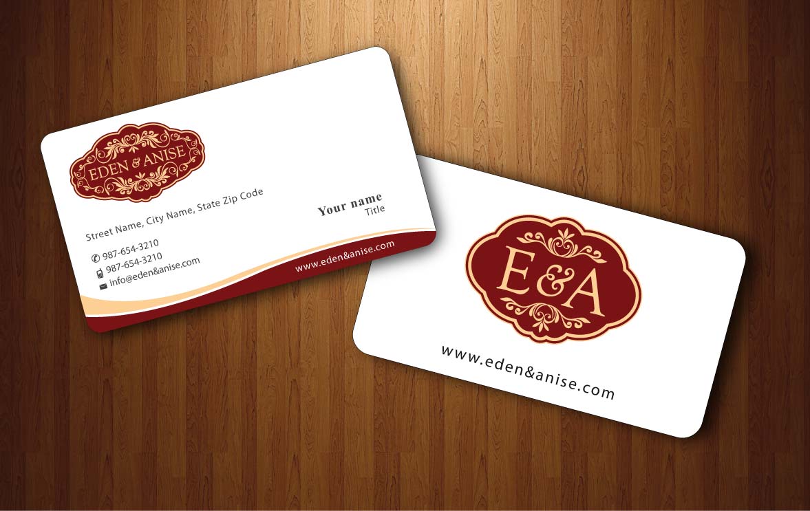 Business Card Design by Sbss for eden & anise pty ltd | Design #1094754