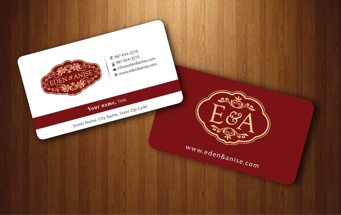 Business Card Design by Sbss for eden & anise pty ltd | Design #1094755