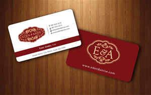 Business Card Design by Sbss for eden & anise pty ltd | Design: #1094755
