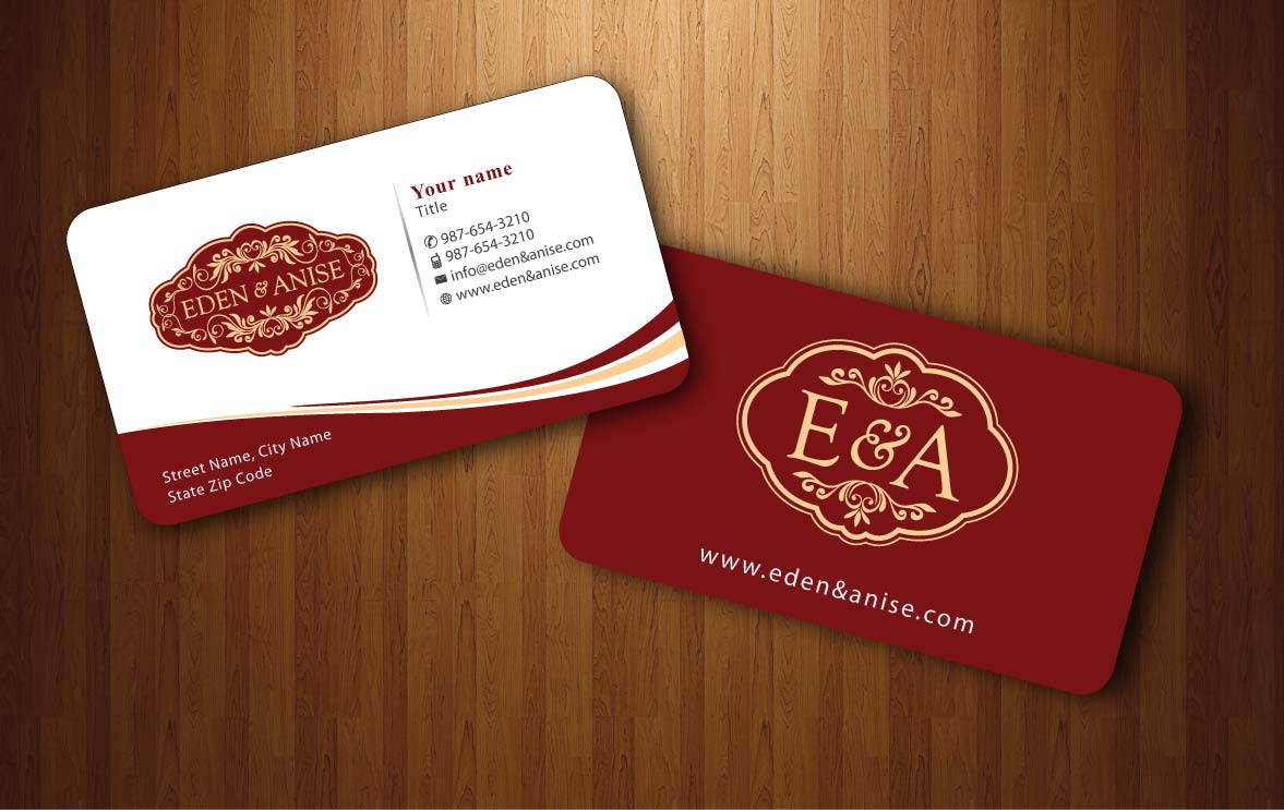 Diseño de Tarjeta de Presentación por Sbss para eden & anise pty ltd | Diseño #1094758