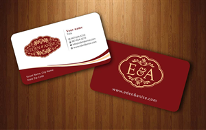 Business Card Design by Sbss for eden & anise pty ltd | Design: #1094758