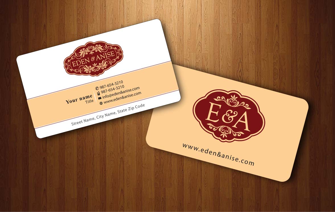 Business Card Design by Sbss for eden & anise pty ltd | Design #1094759