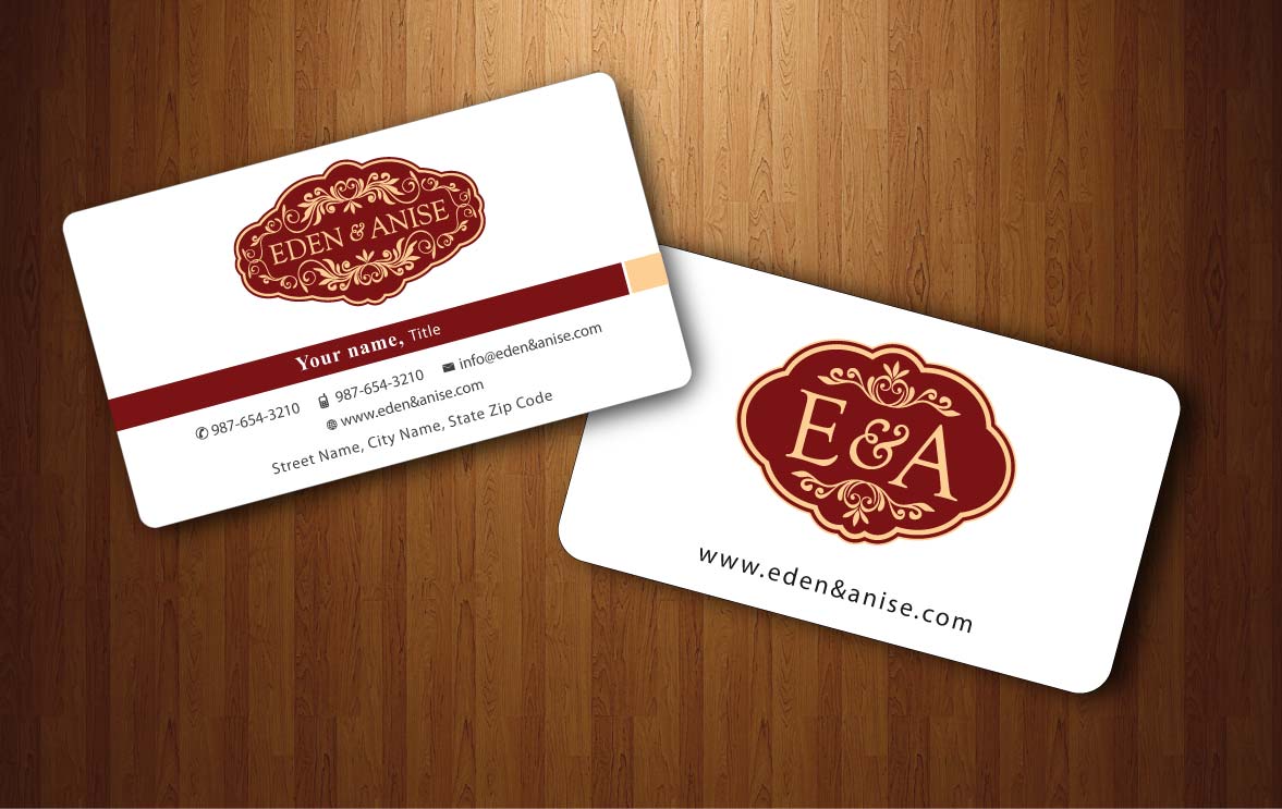 Business Card Design by Sbss for eden & anise pty ltd | Design #1094760