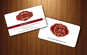 Business Card Design by Sbss for eden & anise pty ltd | Design: #1094760