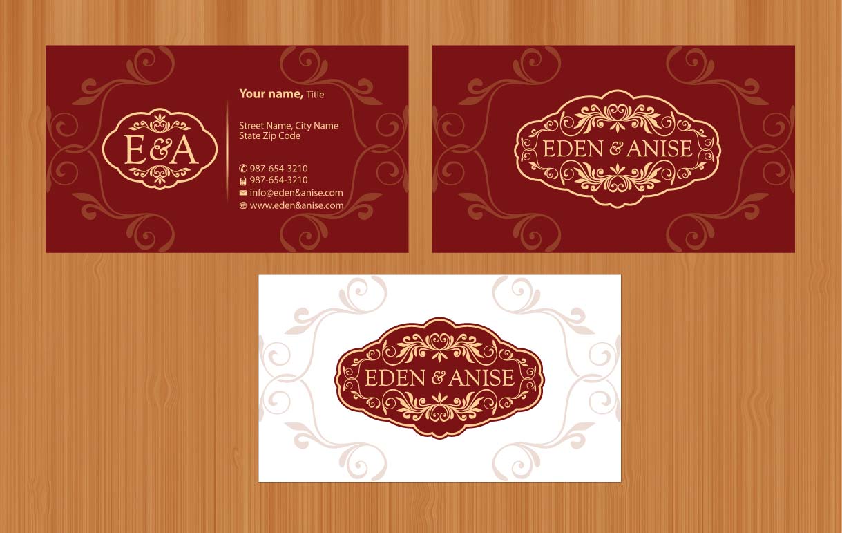 Diseño de Tarjeta de Presentación por Sbss para eden & anise pty ltd | Diseño #1105294
