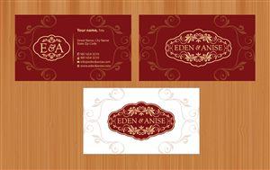 Business Card Design by Sbss for eden & anise pty ltd | Design: #1105294