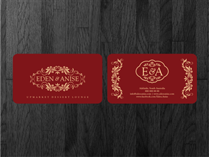 Business Card Design by Atvento Graphics for eden & anise pty ltd | Design: #1098959