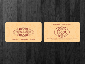 Business Card Design by Atvento Graphics for eden & anise pty ltd | Design: #1105609