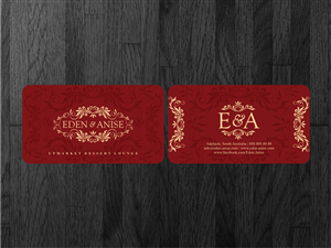 Business Card Design by Atvento Graphics for eden & anise pty ltd | Design: #1112618