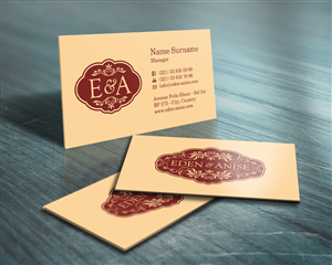 Business Card Design by HYPdesign for eden & anise pty ltd | Design: #1095294