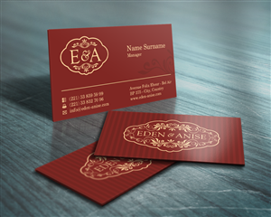 Business Card Design by HYPdesign for eden & anise pty ltd | Design: #1100873