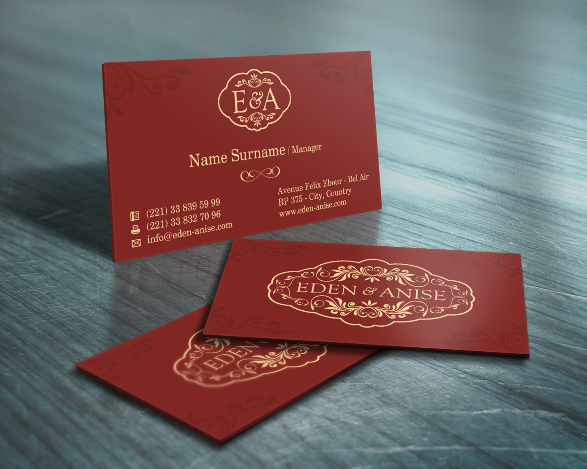 Diseño de Tarjeta de Presentación por HYPdesign para eden & anise pty ltd | Diseño #1105425