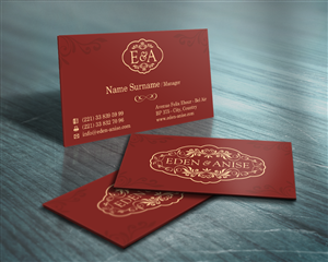Business Card Design by HYPdesign for eden & anise pty ltd | Design: #1105425