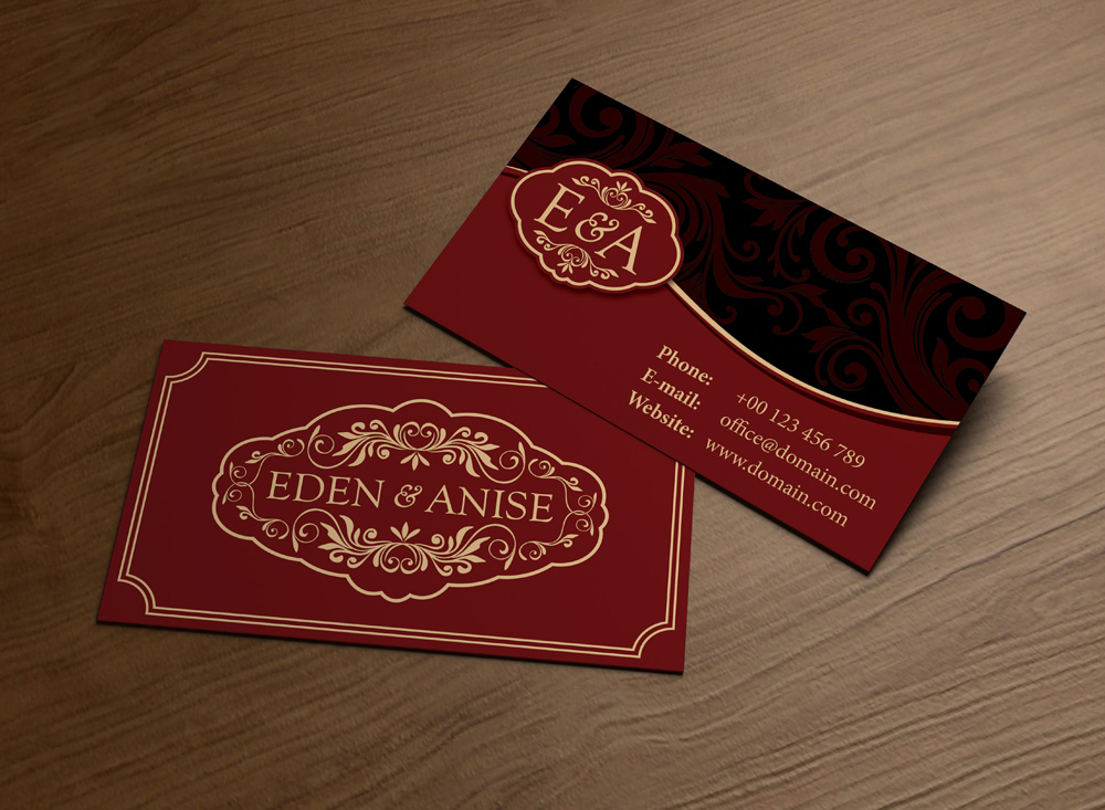 Business Card Design by MPStudio for eden & anise pty ltd | Design #1099362