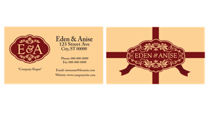 Business Card Design by sstratton8 for eden & anise pty ltd | Design #1118013