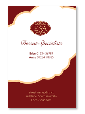Business Card Design by Phoenix Dragon for eden & anise pty ltd | Design: #1123661
