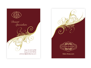 Business Card Design by Phoenix Dragon for eden & anise pty ltd | Design #1126469