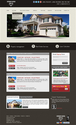 Diseño Wordpress por webxvision para AuctionServices.com, Inc. | Diseño: #3824012