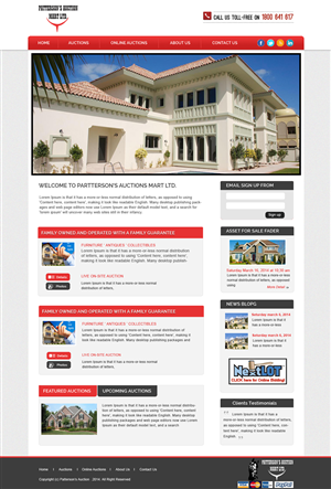 Diseño Wordpress por webxvision para AuctionServices.com, Inc. | Diseño: #3830808