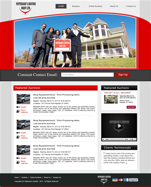 Wordpress Design by webxvision for AuctionServices.com, Inc. | Design #3831437