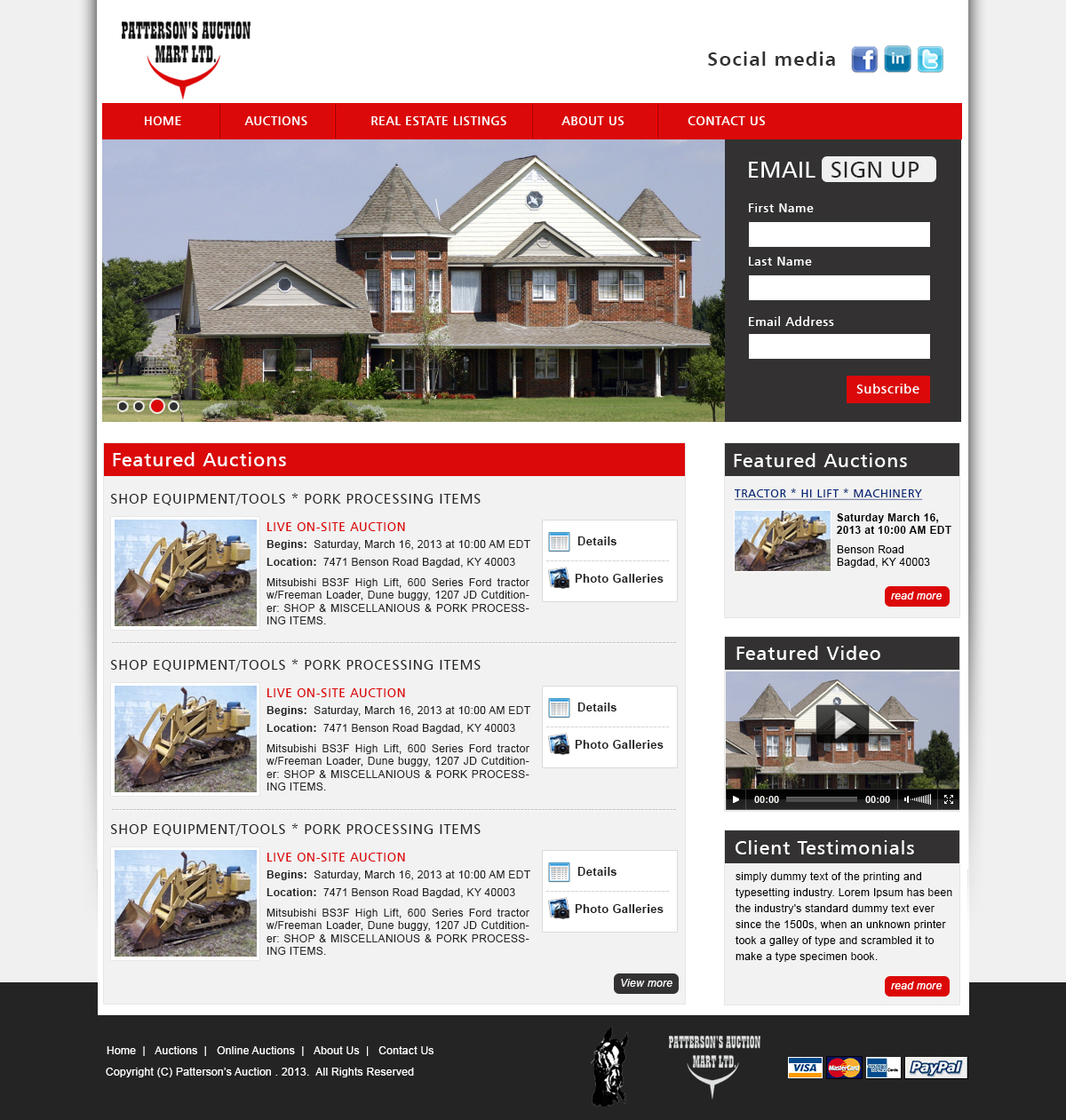Design Wordpress par webxvision pour AuctionServices.com, Inc. | Design #3835957