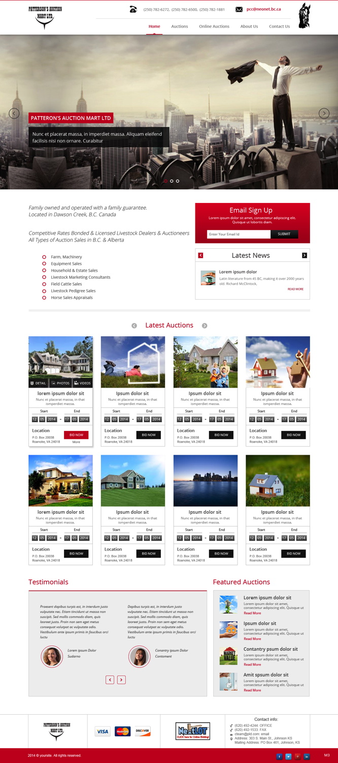 Diseño Wordpress por pb para AuctionServices.com, Inc. | Diseño #3826013