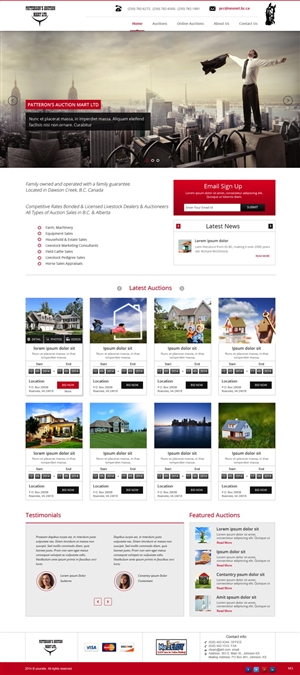 Wordpress Design by pb for AuctionServices.com, Inc. | Design: #3826013