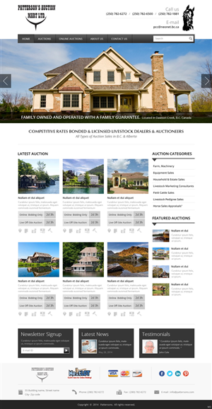 Wordpress Design by pb for AuctionServices.com, Inc. | Design: #3826016