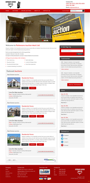 Wordpress Design by pb for AuctionServices.com, Inc. | Design: #3845170
