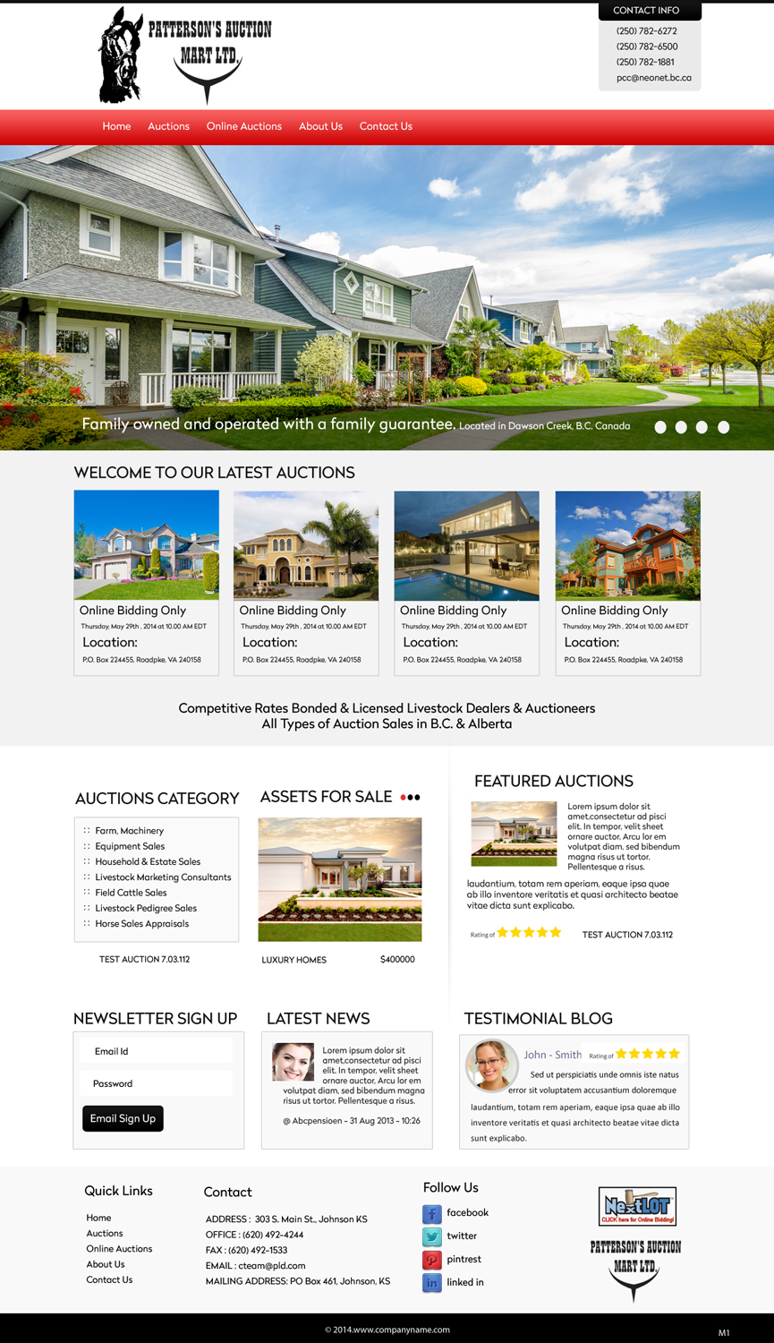 Diseño Wordpress por pb para AuctionServices.com, Inc. | Diseño #3845184