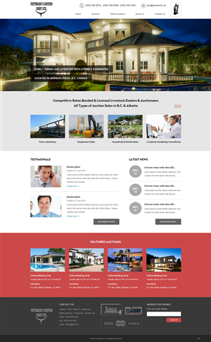 Wordpress Design by pb for AuctionServices.com, Inc. | Design: #3845192