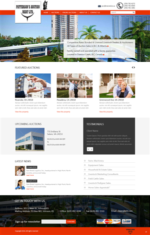 Wordpress Design by pb for AuctionServices.com, Inc. | Design: #3845216