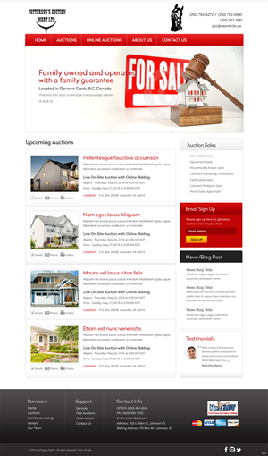 Wordpress Design by pb for AuctionServices.com, Inc. | Design: #3845222