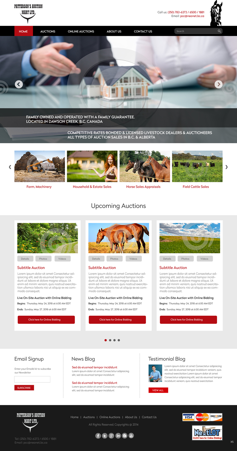 Diseño Wordpress por pb para AuctionServices.com, Inc. | Diseño #3845239