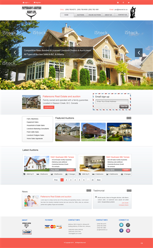 Wordpress Design by pb for AuctionServices.com, Inc. | Design: #3845246