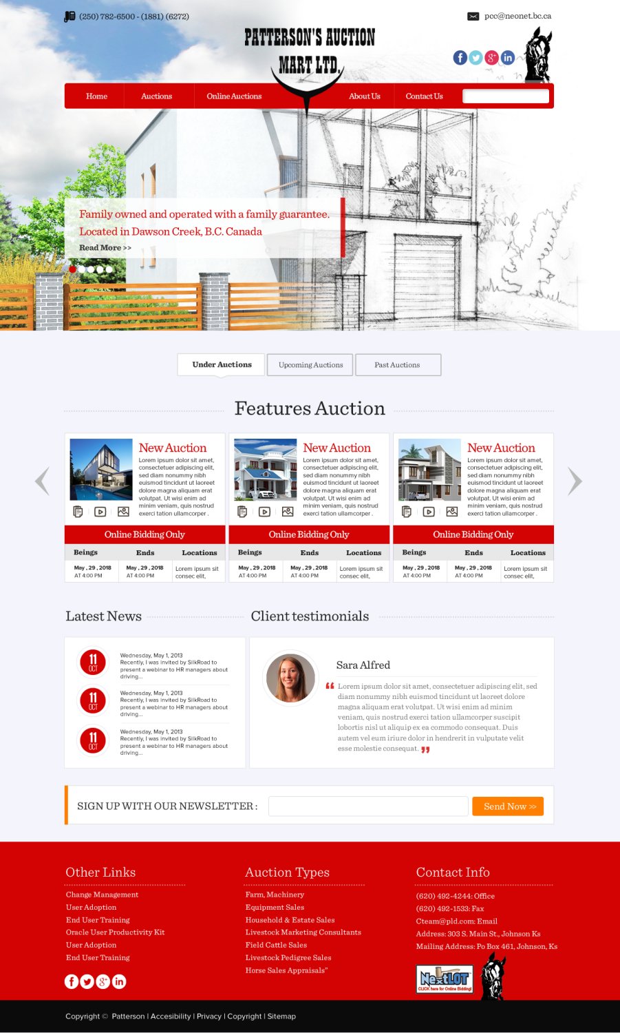 Wordpress Design by TechWise for AuctionServices.com, Inc. | Design #3825148