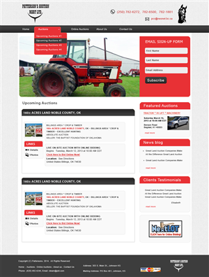 Diseño Wordpress por Creative X Designs para AuctionServices.com, Inc. | Diseño: #3834139