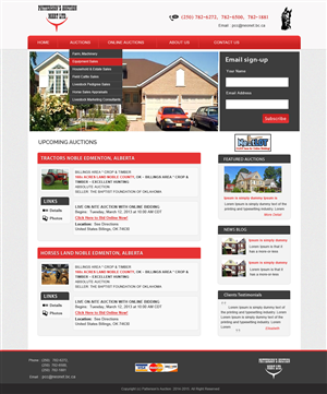 Diseño Wordpress por Creative X Designs para AuctionServices.com, Inc. | Diseño: #3838319