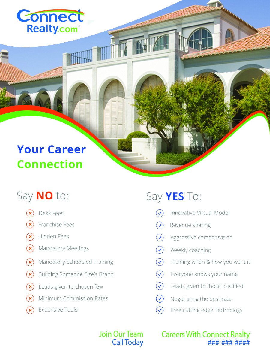Print Design by godamiskinyte for Connect Realty | Design #3876886